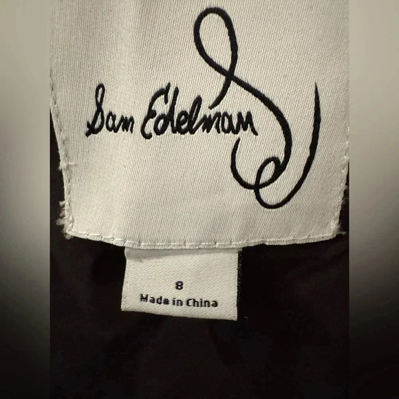 Sam Edelman Protea Long Sleeve Satin Wrap Dress size 8 MSRP $138.00 - Picture 2 of 4